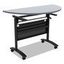 Alera Valencia Flip Training Table Base, Modesty Panel, 28.5w x 19.75d x 28.5h, Black (ALEVA734836BK) View Product Image