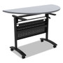 Alera Valencia Flip Training Table Base, Modesty Panel, 28.5w x 19.75d x 28.5h, Black (ALEVA734836BK) View Product Image