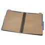 AbilityOne 7530014181314, SKILCRAFT Classification Folder, 2 Dividers, 6 Fasteners, Letter Size, Blue Exterior, 10/Box View Product Image