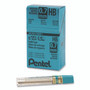 Pentel Super Hi-Polymer Lead Refills, 0.7 mm, HB, Black, 12 Leads/Tube, 12 Tubes/Box View Product Image