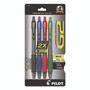 Pilot G2 Premium Gel Pen, Retractable, Bold 1 mm, Assorted Ink and Barrel Colors, 4/Pack View Product Image