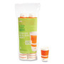 Perk Insulated Paper Hot Cups, 16 oz, White/Orange, 30/Pack View Product Image