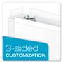 Cardinal ClearVue Slant-D Ring Binder, 3 Rings, 1" Capacity, 11 x 17, White (CRD22112) View Product Image