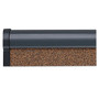 Quartet Prestige Colored Cork Bulletin Board, 36" x 24", Brown Surface, Graphite Gray Fiberboard/Plastic Frame View Product Image