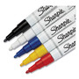Sharpie Permanent Paint Marker, Fine Bullet Tip, Assorted Colors, 5/Pack View Product Image