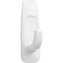 Command General Purpose Hooks Multi-Pack, Medium, Plastic, White, 3 lb Capacity, 6 Hooks and 12 Strips/Pack View Product Image