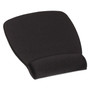 3M Antimicrobial Foam Mouse Pad with Wrist Rest, 8.62 x 6.75, Black (MMMMW209MB) View Product Image
