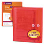Smead Poly String and Button Interoffice Envelopes, Open-Side (Horizontal), 9.75 x 11.63, Transparent Red, 5/Pack View Product Image