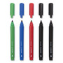TRU RED Permanent Marker, Pen-Style, Fine Bullet Tip, Assorted Colors, 12/Pack View Product Image
