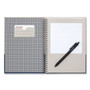 TRU RED Wirebound Hardcover Notebook, 1-Subject, Narrow Rule, Gray/Blue Cover, (80) 9.5 x 6.5 Sheets View Product Image