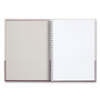 TRU RED Wirebound Hardcover Notebook, 1-Subject, Narrow Rule, Gray/Purple Cover, (80) 9.5 x 6.5 Sheets View Product Image