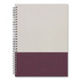 TRU RED Wirebound Hardcover Notebook, 1-Subject, Narrow Rule, Gray/Purple Cover, (80) 9.5 x 6.5 Sheets View Product Image