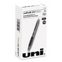 uniball Signo 207 Needle Point Gel Pen, Retractable, Medium 0.7 mm, Black Ink, Clear/Black Barrel, Dozen View Product Image