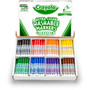 Crayola Ultra-Clean Washable Marker Classpack, Broad Bullet Tip, 8 Assorted Colors, 200/Box (CYO588200) View Product Image