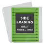 C-Line Side Loading Polypropylene Sheet Protectors, Clear, 2", 11 x 8.5, 50/Box (CLI62313) View Product Image