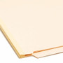 Smead Manila End Tab Classification Folders, 2" Expansion, 1 Divider, 4 Fasteners, Letter Size, Manila Exterior, 10/Box View Product Image