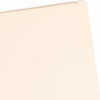 Smead Manila End Tab Classification Folders, 2" Expansion, 1 Divider, 4 Fasteners, Letter Size, Manila Exterior, 10/Box View Product Image