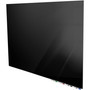 Ghent Aria Low-Profile Frameless Magnetic Glassboard, 60" x 36", Black Surface View Product Image
