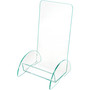 deflecto Euro-Style DocuHolder, Leaflet Size, 4.5w x 4.5d x 7.88h, Green Tinted View Product Image