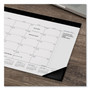 AT-A-GLANCE Contemporary Monthly Desk Pad, 18 x 11, White Sheets, Black Binding/Corners,12-Month (Jan to Dec): 2024 View Product Image