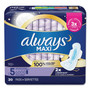 Always Maxi Pads, Extra Heavy Overnight, 20/Pack, 6 Packs/Carton (PGC17902) View Product Image