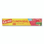 Glad Cling'N Seal Plastic Food Wrap, 200 sq ft View Product Image