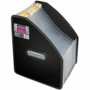 C-Line Letter Expanding File - 8 1/2" x 11" - 750 Sheets Capacity - 13 Pocket(s) - 12 Divider(s) - Black Product Image 