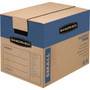 Bankers Box SmoothMove Prime Moving Boxes - Internal Dimensions: 12" Width x 16" Depth x 12" Height - External Dimensions: 12.4" Width x 17.3" Depth x 12.6" Height - Lid Lock Closure - Heavy Duty - Kraft, Board Product Image 