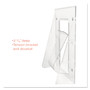 deflecto Stand-Tall Wall-Mount Literature Rack, Magazine, 9.13w x 3.25d x 11.88h, Clear View Product Image