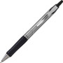 Pilot Acroball Pro Advanced Ink Hybrid Gel Pen, Retractable, Medium 1 mm, Black Ink, Silver/Black Barrel, Dozen (PIL31910) View Product Image