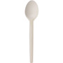 CONSERVE Corn Starch Cutlery, Spoon, White, 100/Pack (BAU10232) View Product Image