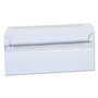 Universal Self-Seal Business Envelope, #10, Square Flap, Self-Adhesive Closure, 4.13 x 9.5, White, 500/Box (UNV36100) View Product Image