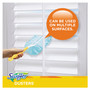 Swiffer Dusters Starter Kit, Dust Lock Fiber, 6" Handle, Blue/Yellow, 6/Carton View Product Image