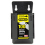 Stanley Wall Mount Utility Knife Blade Dispenser w/Blades, 100/Pack (BOS11921A) View Product Image