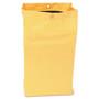Rubbermaid Commercial Zippered Vinyl Cleaning Cart Bag, 24 gal, , 17.25" x 30.5", Yellow (RCP1966719) View Product Image