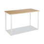 Safco Steel Desk, 47.25" x 24" x 28.75", Beech/White (SAF1943BHWH) View Product Image