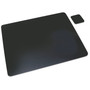 Artistic Leather Desk Pad with Coaster, 19 x 24, Black (AOP1924LE) View Product Image