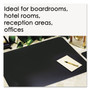 Artistic Leather Desk Pad with Coaster, 19 x 24, Black (AOP1924LE) View Product Image