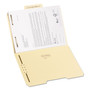 Smead SuperTab Reinforced Guide Height Fastener Folders, 11-pt Manila, 0.75" Expansion, 2 Fasteners, Letter Size, Manila, 50/Box View Product Image