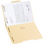 Smead SuperTab Reinforced Guide Height Fastener Folders, 11-pt Manila, 0.75" Expansion, 2 Fasteners, Letter Size, Manila, 50/Box View Product Image