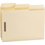 Smead SuperTab Reinforced Guide Height Fastener Folders, 11-pt Manila, 0.75" Expansion, 2 Fasteners, Letter Size, Manila, 50/Box View Product Image