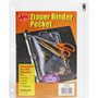 Oxford Zippered Ring Binder Pocket, 10.5 x 8, Clear (OXF68504) View Product Image