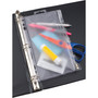 Oxford Zippered Ring Binder Pocket, 10.5 x 8, Clear (OXF68504) View Product Image