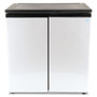 Avanti 5.5 CF Side by Side Refrigerator/Freezer, Black/Platinum View Product Image