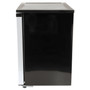 Avanti 5.5 CF Side by Side Refrigerator/Freezer, Black/Platinum View Product Image