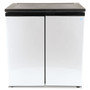 Avanti 5.5 CF Side by Side Refrigerator/Freezer, Black/Platinum View Product Image