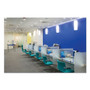 MasterVision Protector Series Glass Aluminum Desktop Divider, 40.9 x 0.16 x 27.6, Clear View Product Image