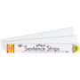 TREND Wipe-Off Sentence Strips, 24 x 3, White, 30/Pack (TEPT4001) View Product Image