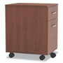 Linea Italia Trento Line Mobile Pedestal File, Left or Right, 2-Drawers: Box/File, Legal/Letter, Cherry, 16.5" x 19.75" x 23.63" View Product Image