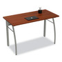 Linea Italia Trento Line Rectangular Desk, 47.25" x 23.63" x 29.5", Cherry (LITTR733CH) View Product Image